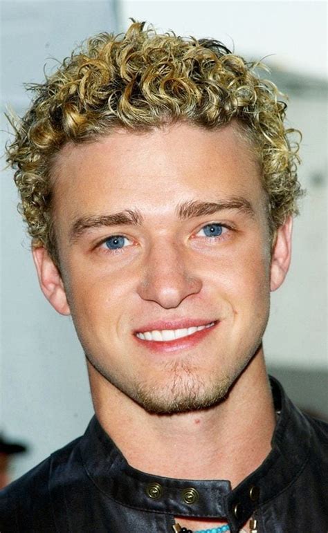 justin timberlake curly hair